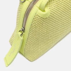 Sunny Yellow Woven Large Alifa Bag><noscript><img width=