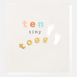 Ten Tiny Toes New Baby Card>Caroline Gardner New