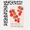 Tomato/Mono Hearts Tea Towel Set of 2>Caroline Gardner Best Sale