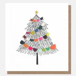 Tree and Peace Love & Joy Mixed Charity Christmas Cards Pack of 8>Caroline Gardner Cheap