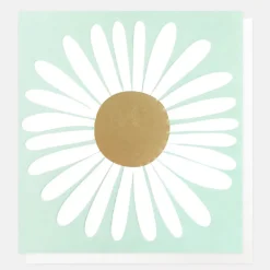White Daisy Everyday Card>Caroline Gardner Online