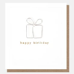Wire Present Birthday Card>Caroline Gardner Hot