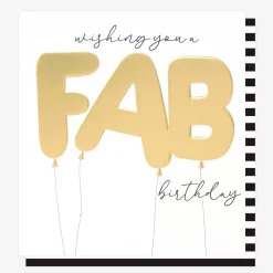 Wishing You A Fab Birthday Card>Caroline Gardner Discount