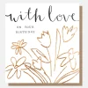 With Love Flowers Birthday Card>Caroline Gardner Cheap