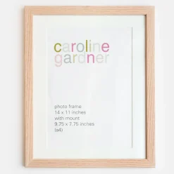 Wood Wall Art Frame & Mount 14" X 11">Caroline Gardner Cheap