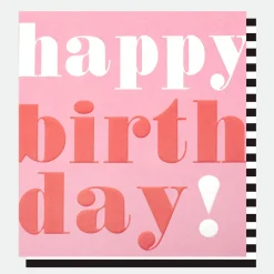Wow Happy Birthday Card>Caroline Gardner Fashion