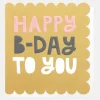 Yellow Scallop Birthday Card>Caroline Gardner Cheap